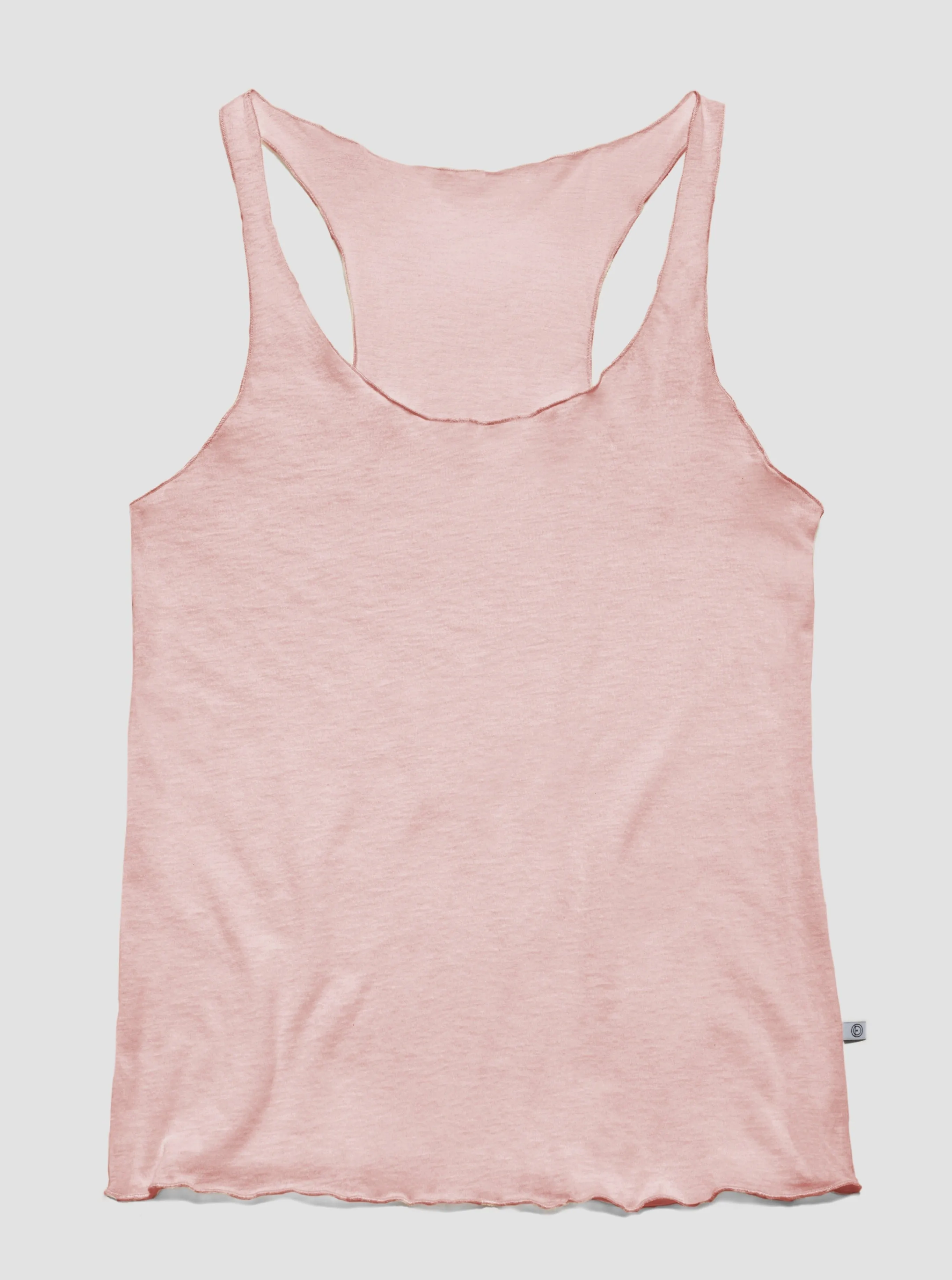 100% Organic Cotton Roller Tank - Mauve