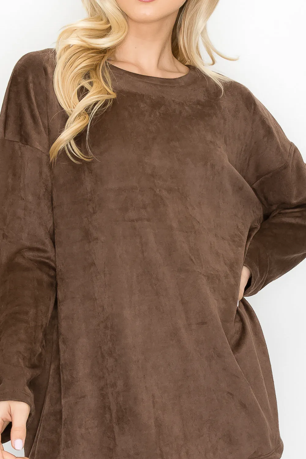 Adi Stretch Suede Top