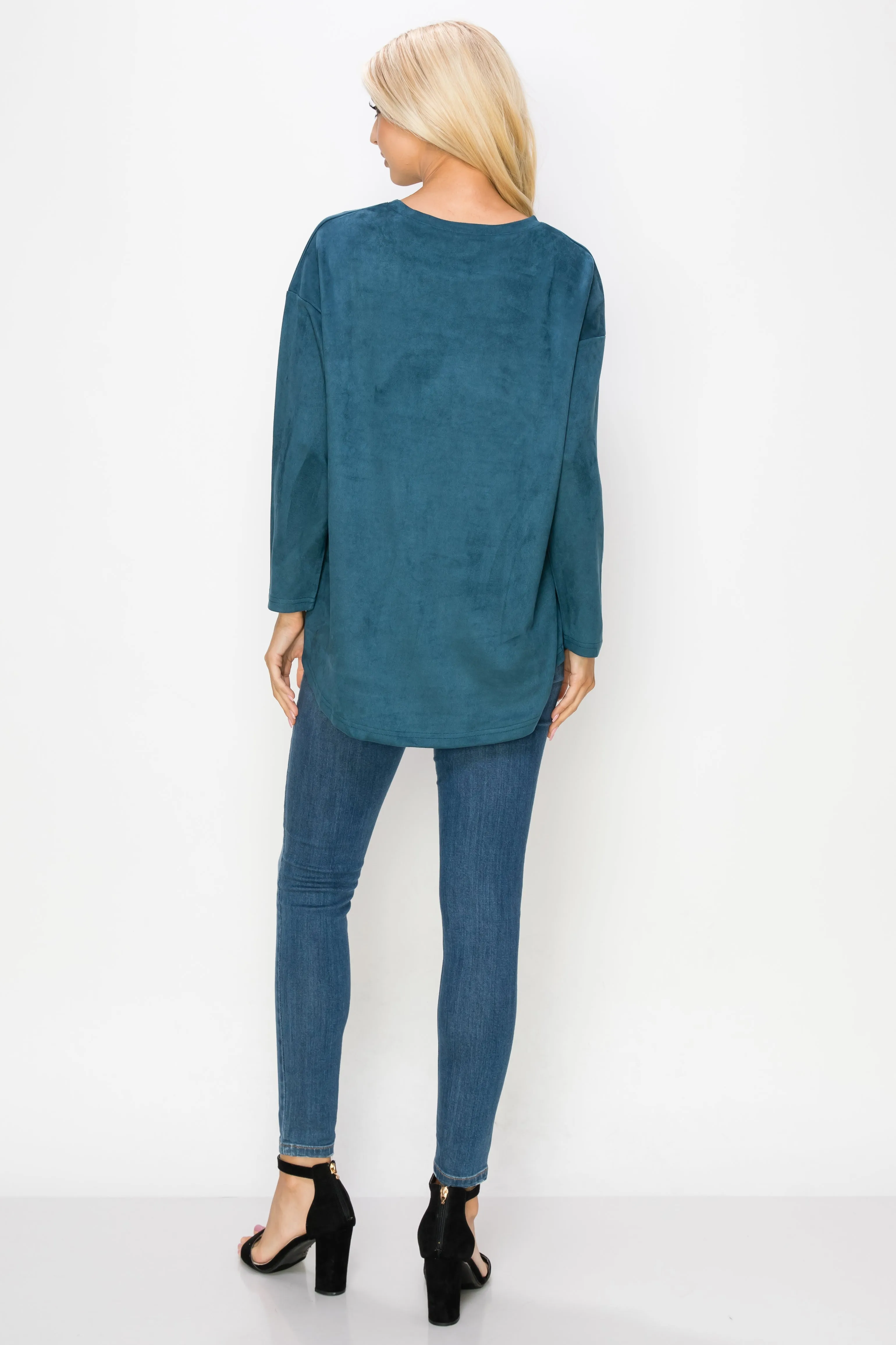 Adi Stretch Suede Top