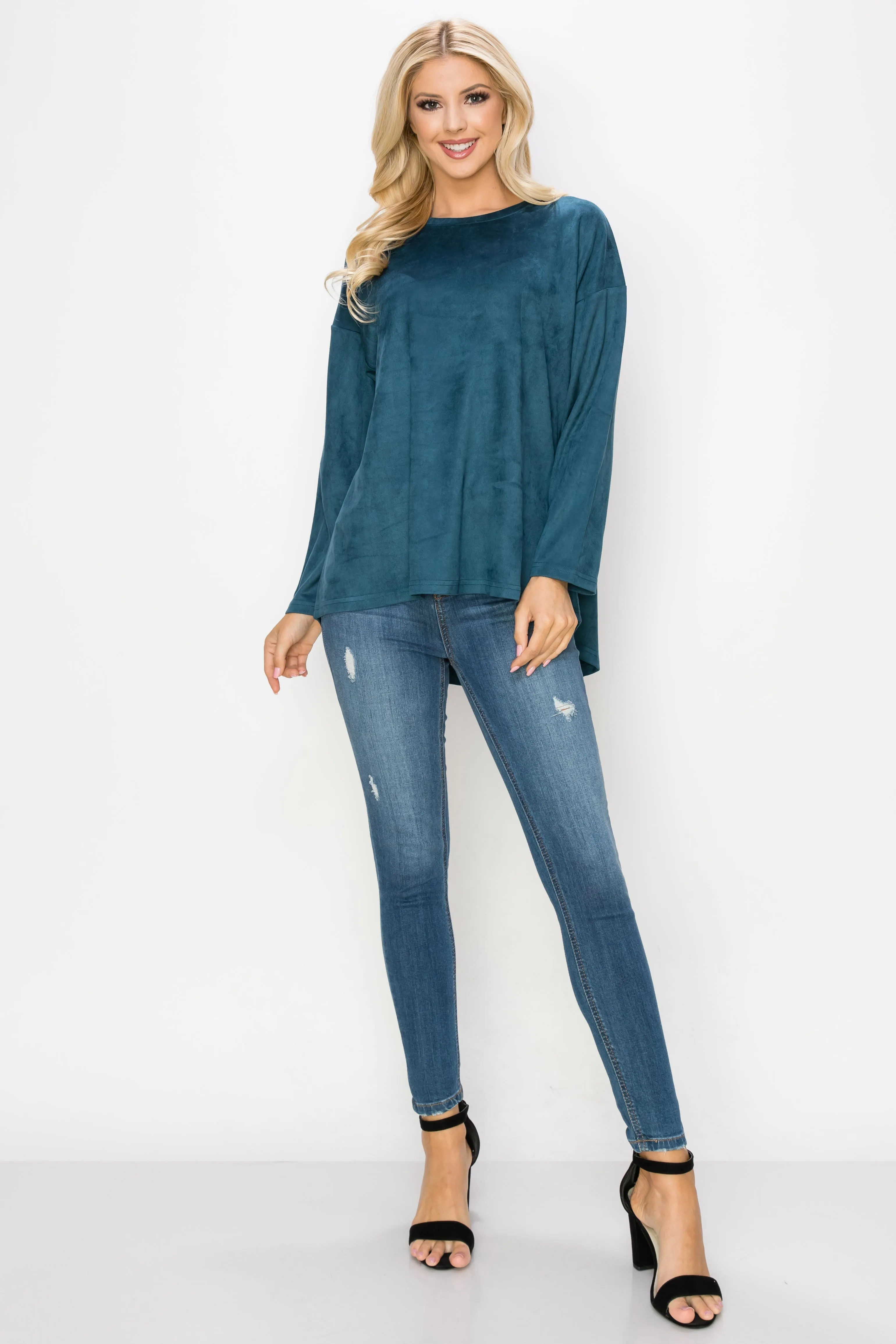 Adi Stretch Suede Top