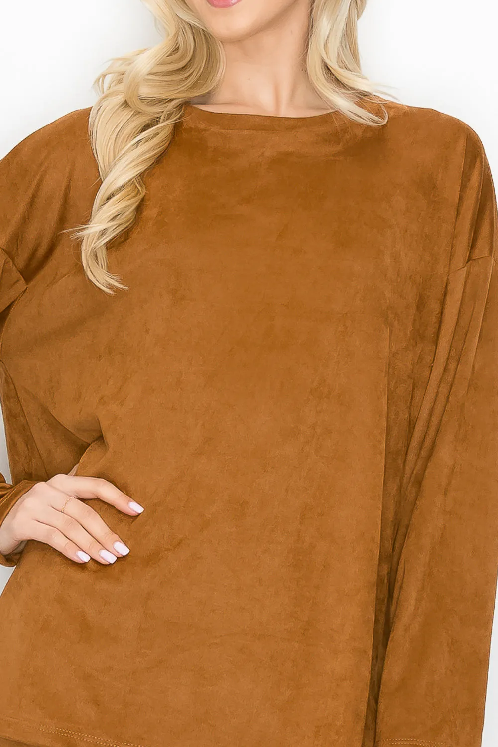 Adi Stretch Suede Top