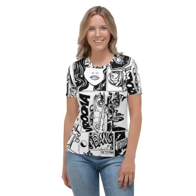 Black & White Comic Book T-shirt