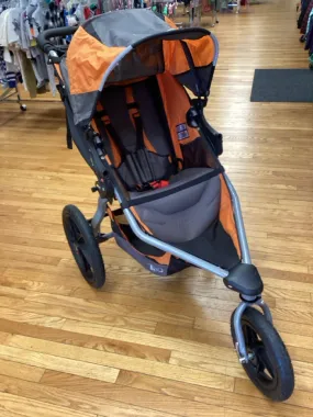 BOB Orange Single Jogger Stroller - 2013