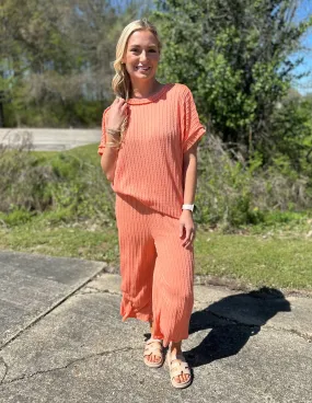 Boho Breeze Pant Set Orange