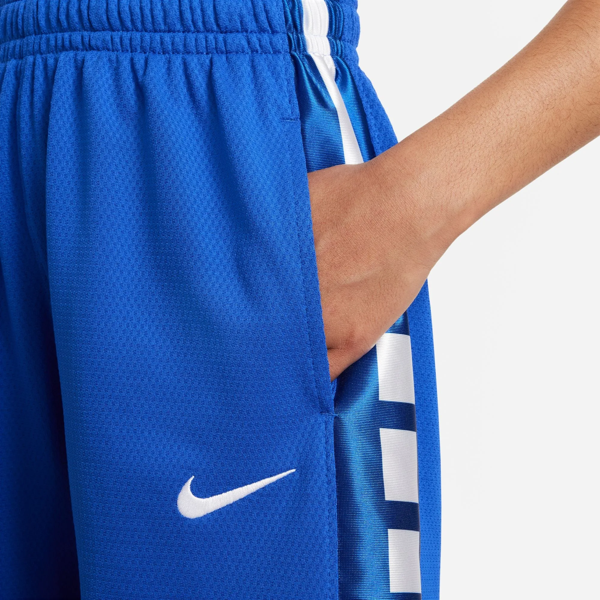 Boys' Nike Elite 23 Stripe Basketball Shorts