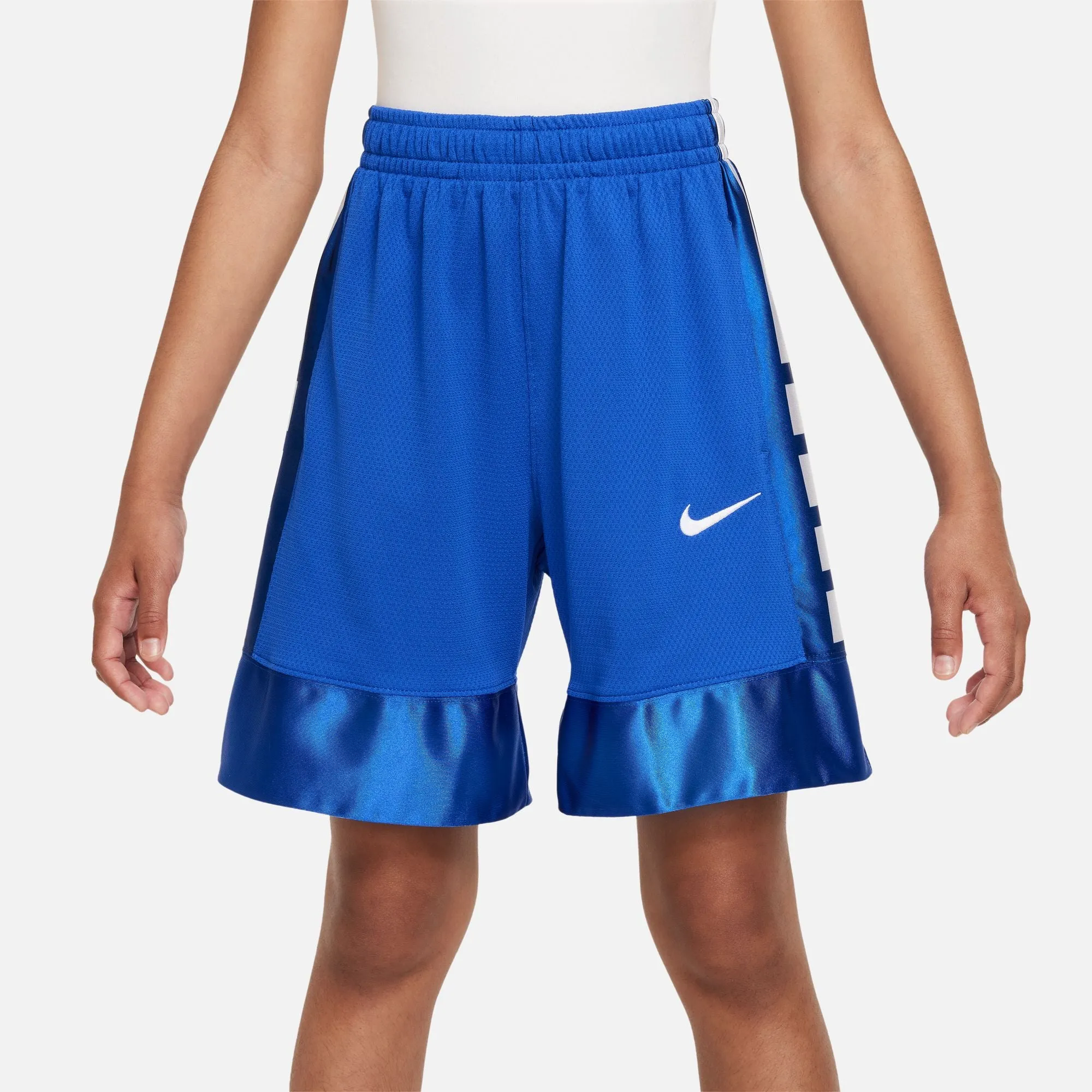 Boys' Nike Elite 23 Stripe Basketball Shorts