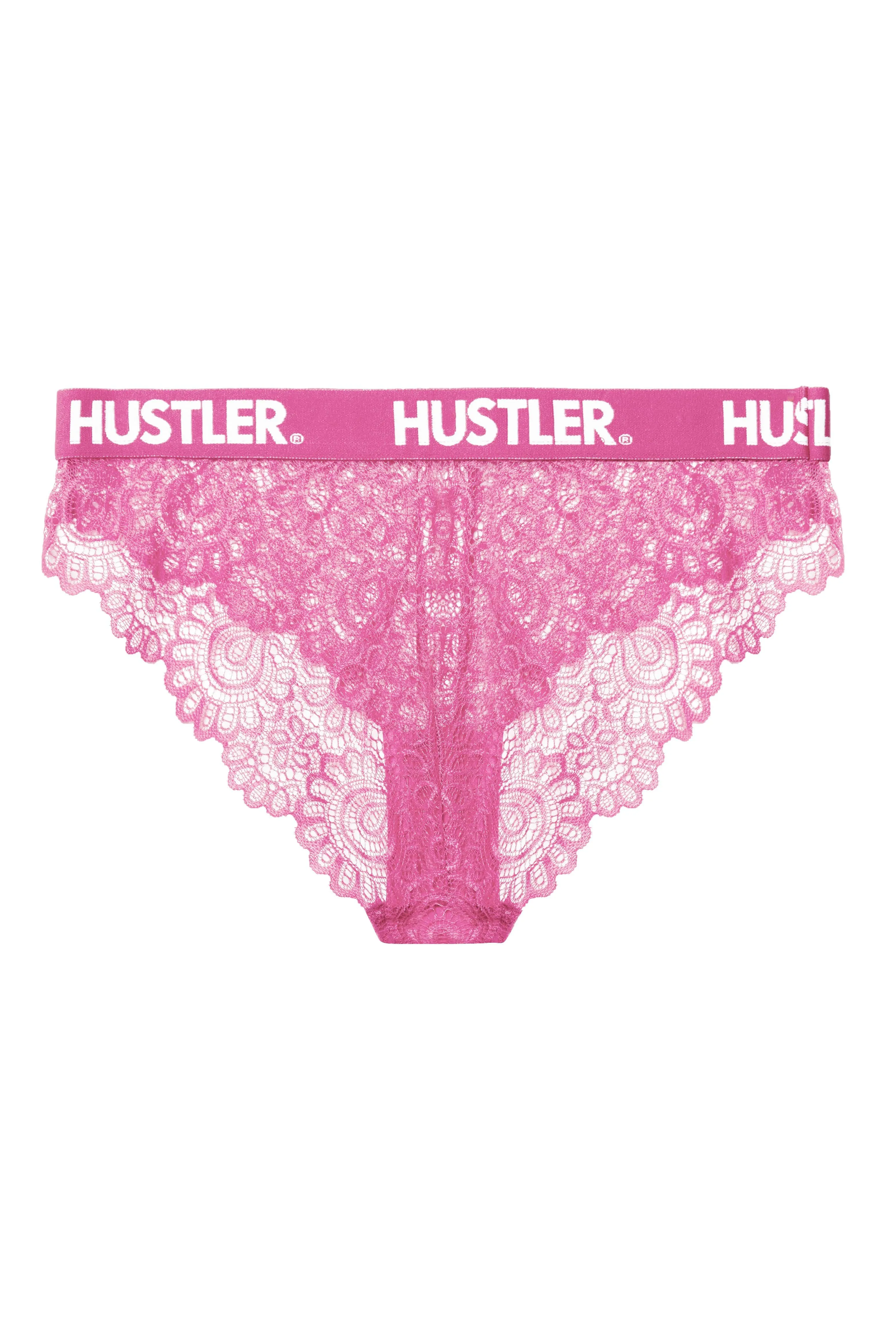 Branded Pink Curve Lace Brief