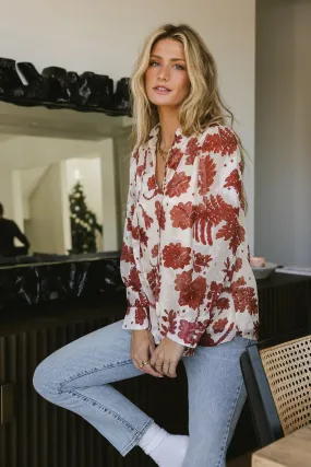 Carroll Floral Chiffon Blouse - FINAL SALE