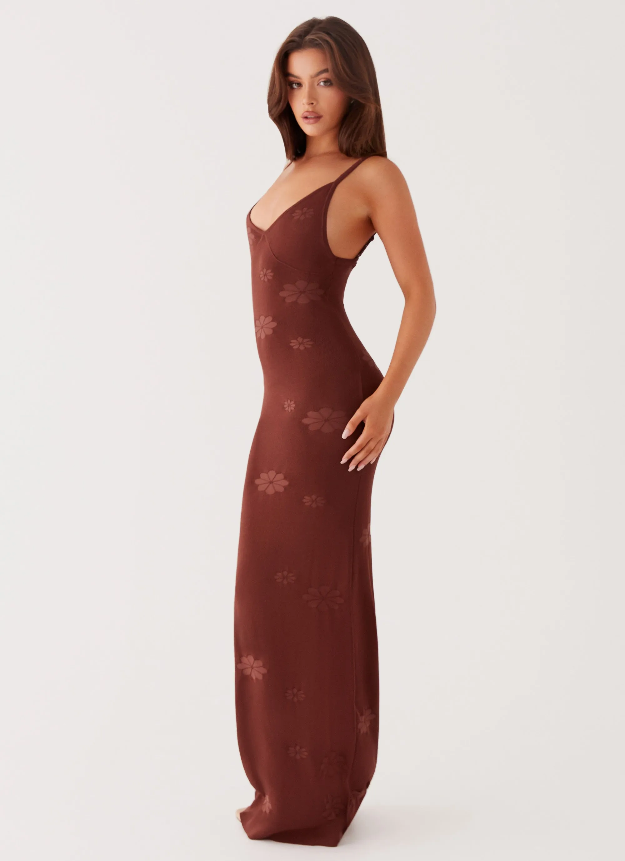 Celeste Maxi Dress - Chocolate