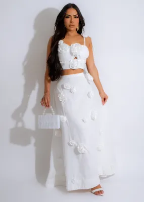 Ciao Bella Skirt Set White