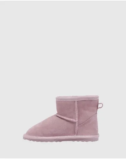 Clarks Cozy Slipper - Dusty Pink