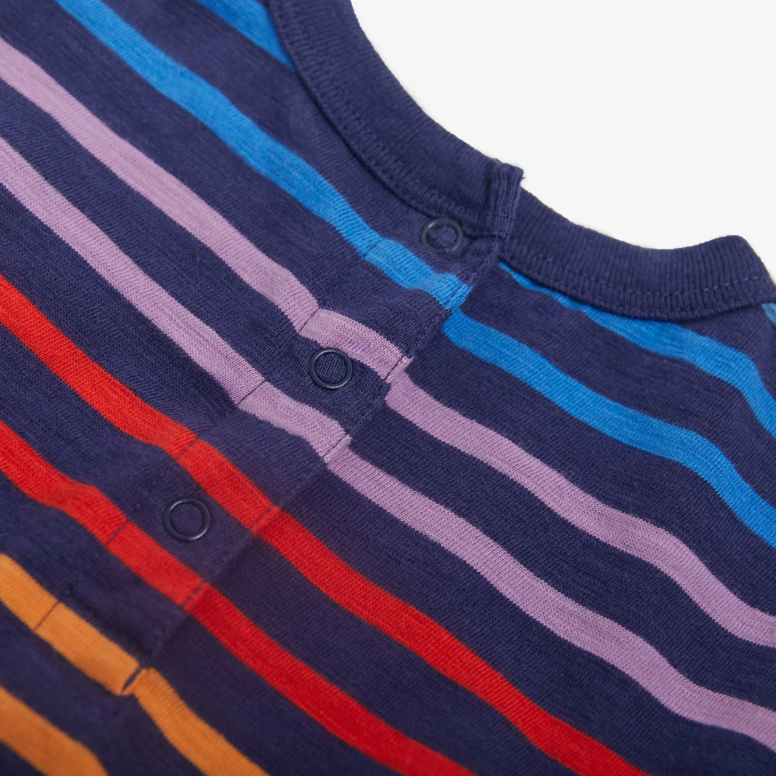 Clearance baby pocket shortie in double rainbow stripe