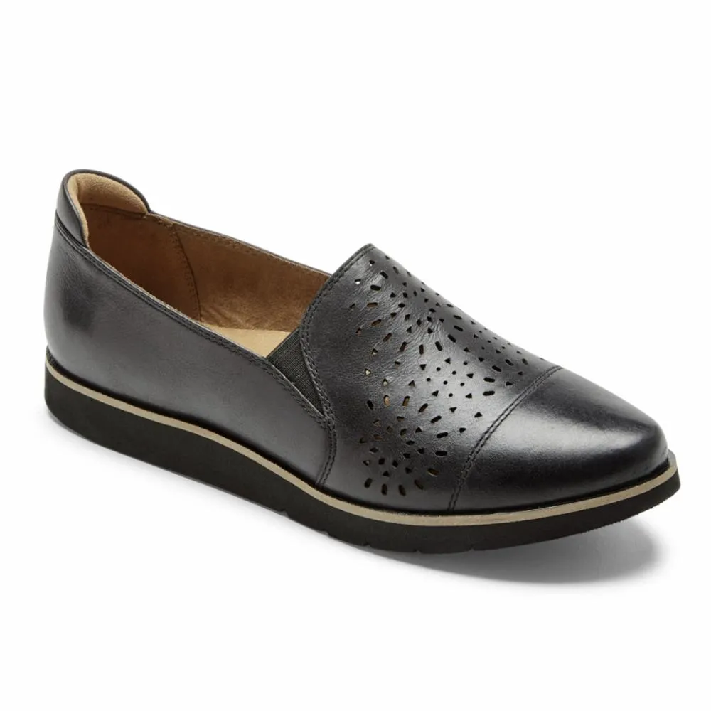 Cobb Hill LACI GORE SLIP-ON BLACK LTHR