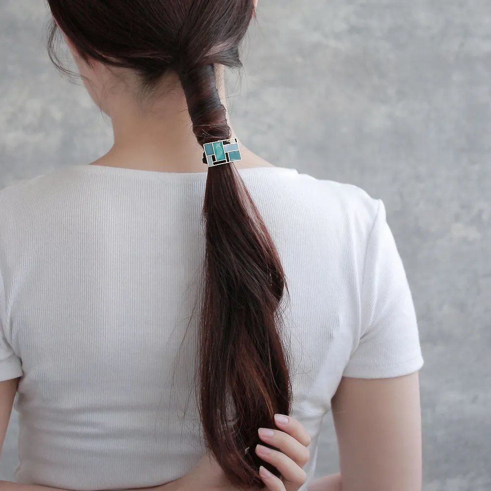 Colorful Geometric Hair Tie