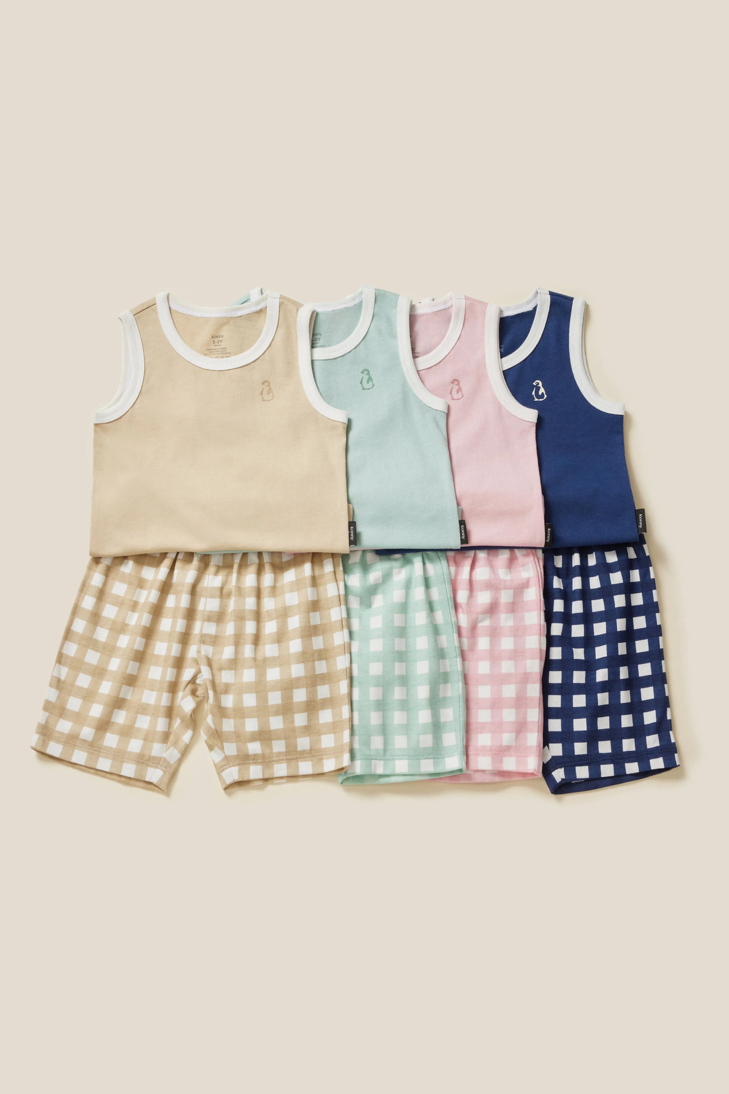 Cotton Breeze Tank Top & Shorts Set (1-6Y)