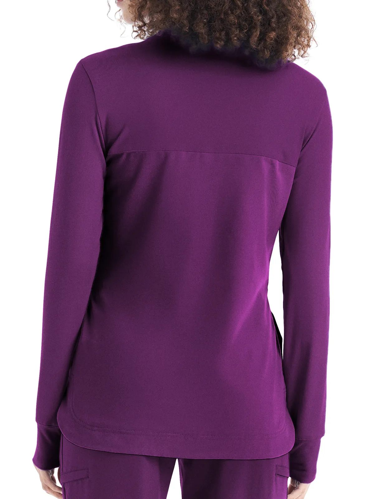 Crft - Women's 3-Pocket Quarter-Zip Mock Neck Pullover Top