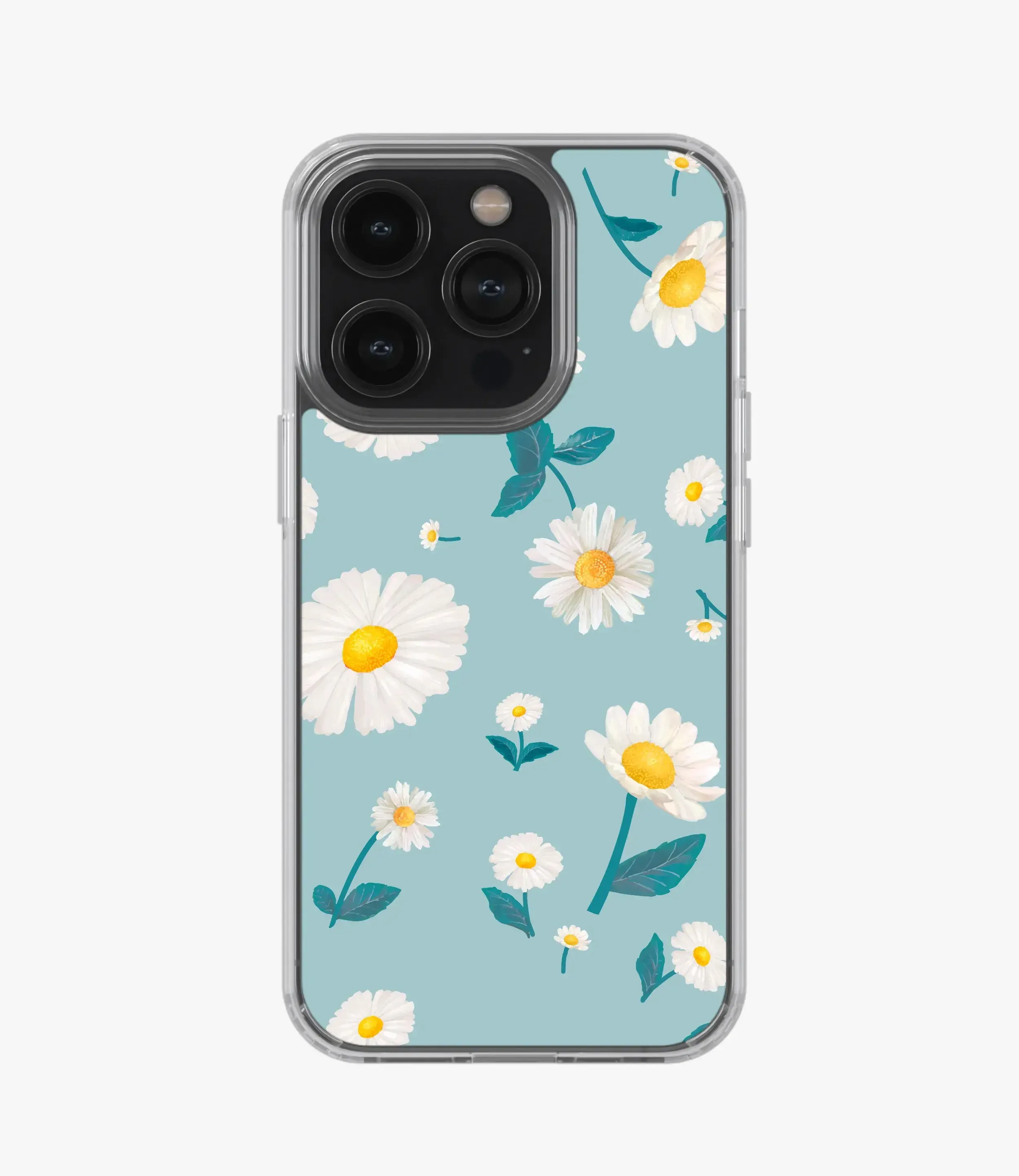 Daisy Pattern Floral Silicone Case