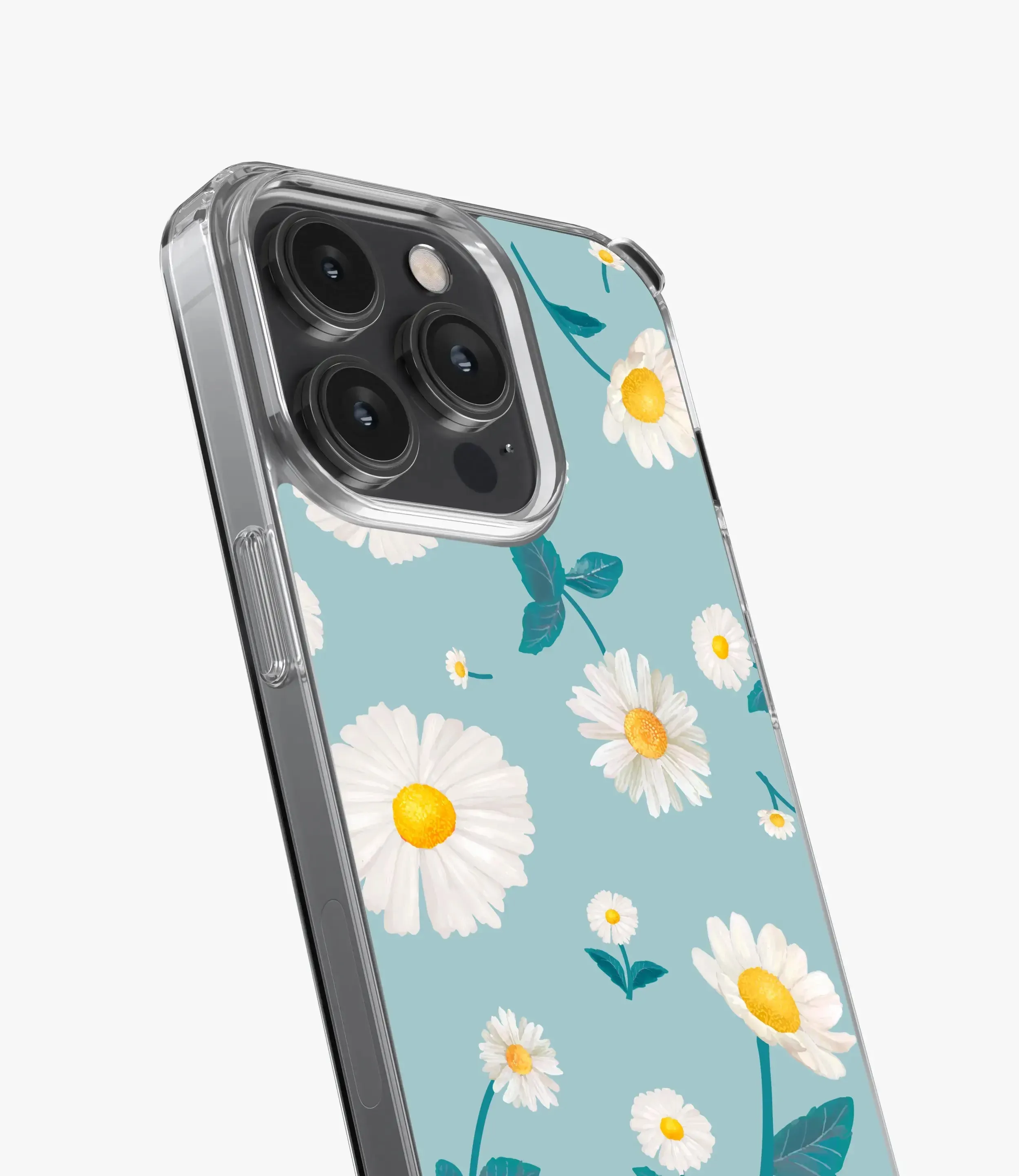 Daisy Pattern Floral Silicone Case