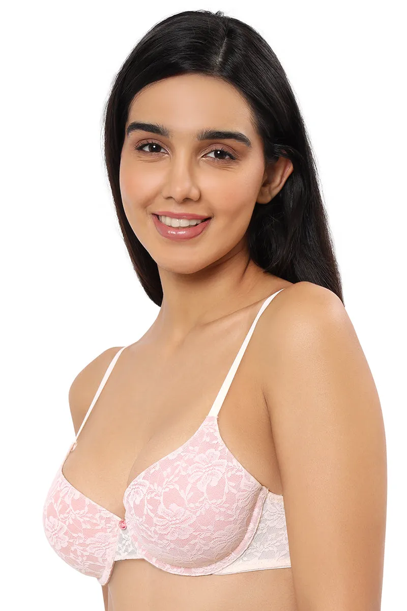 Floral Romance Lightly Padded Wired Full Coverage Bra - Angel W_Bridal R