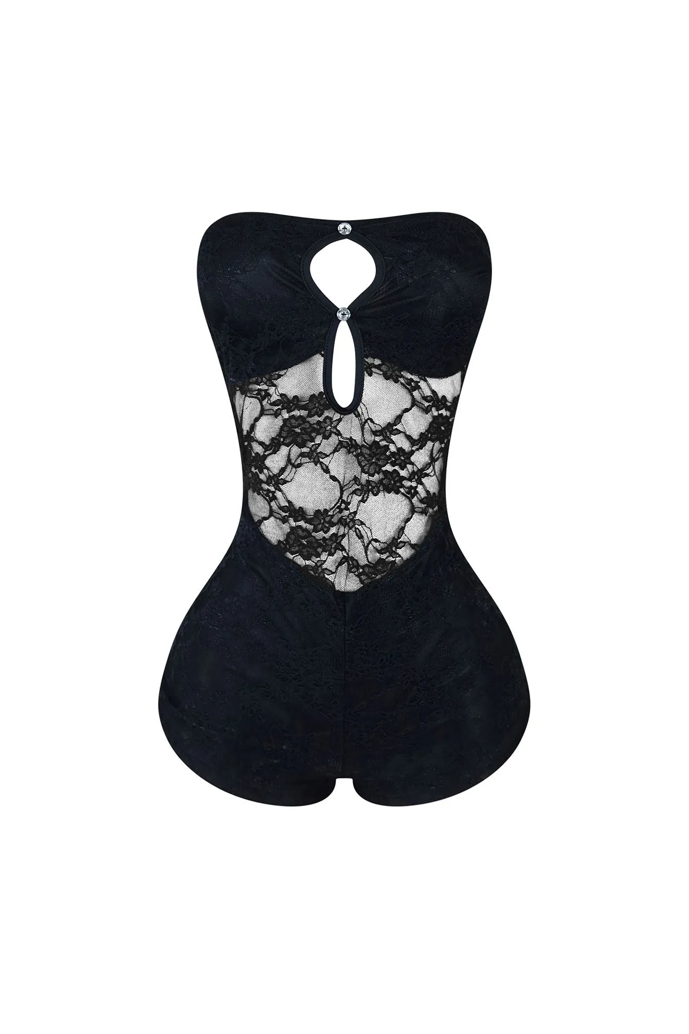 Get Closure Lace Tube Romper