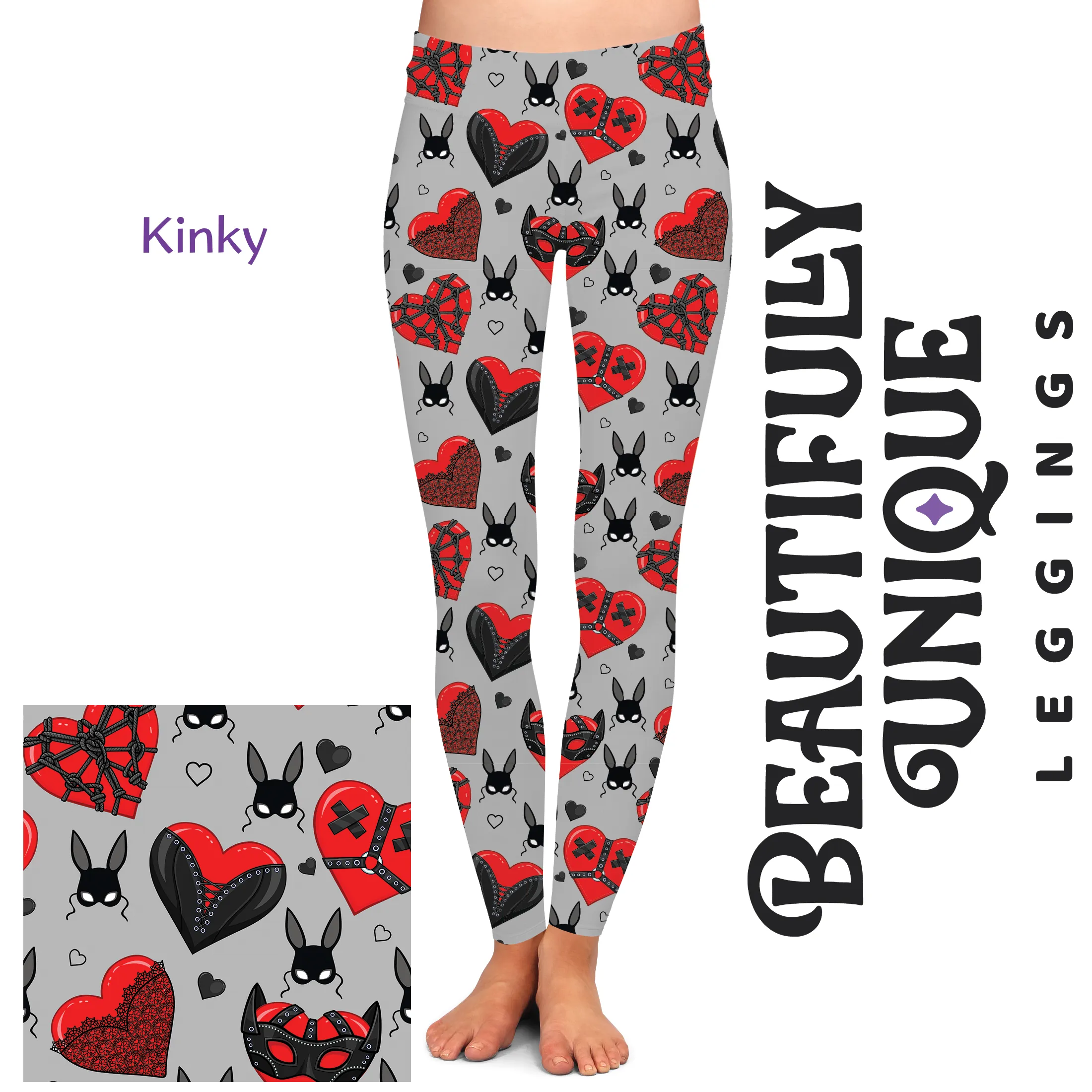 Kinky (Exclusive) - High-quality Handcrafted Vibrant Leggings