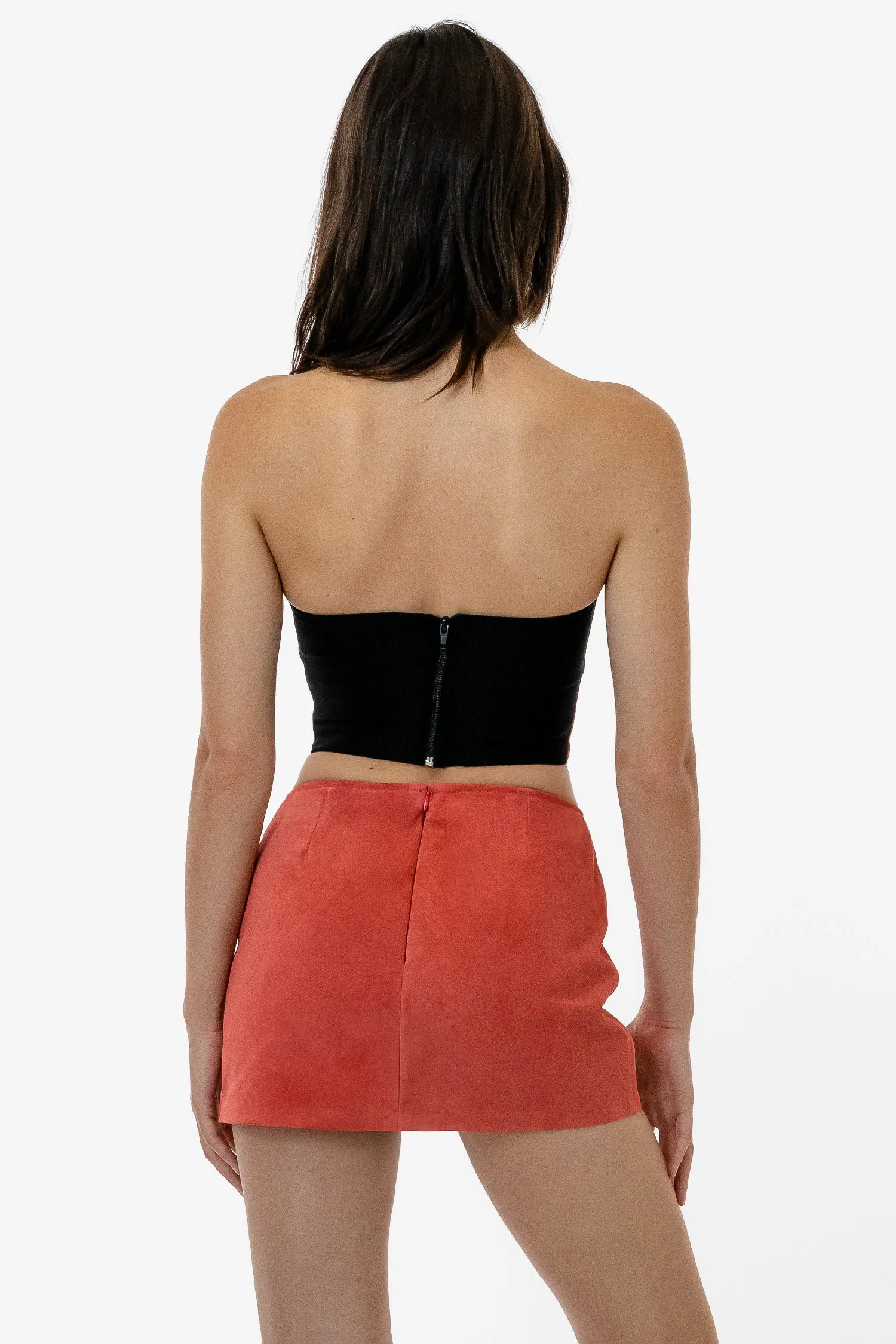 RLH739 - Suede Micro Mini Skort