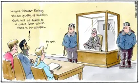 Steven Camley cartoon for The Herald - 29th February 2024 - (Print 1182)